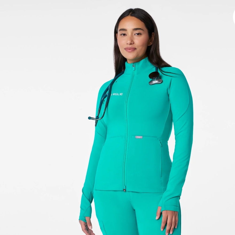 FIGS contour scrub jacket